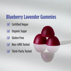 Close-up of Nordic Naturals Magnesium Gummies texture, chewy and inviting.