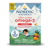 Nordic Naturals Nordic Omega-3 Fishies bottle with tutti-frutti flavor for daily kids’ omega-3