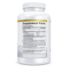 Nordic Naturals ProOmega lemon soft-gels close-up showing lemon flavor and smooth absorption