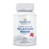 Nordic Naturals Raspberry Melatonin Gummies bottle for restful sleep