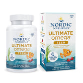 Nordic Naturals Ultimate Omega 2x Teen strawberry bottle for teen omega-3 intake supporting brain health
