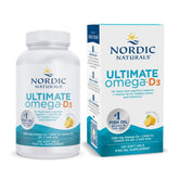 Nordic Naturals Ultimate Omega-D3 Lemon bottle front showing omega-3 and D3 support