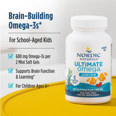 Label highlights 680 total omega-3s per serving for EPA and DHA.