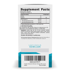Nordic Naturals Ultimate Omega Lemon soft gels close-up may support brain function