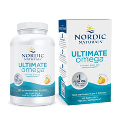 Nordic Naturals Ultimate Omega lemon bottle for daily omega-3 support