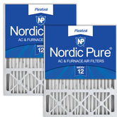 Nordic Pure 16x25x5 pack front view showing packaging and fit for Honeywell replacements