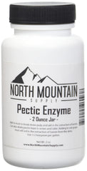 North Mountain Supply pectic enzyme jar on a shelf for winemaking