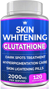 NORTHERN CROWN COSMETICS glutathione whitening pills bottle front view for brightening