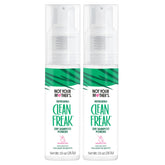 Not Your Mother's Clean Freak unscented dry shampoo powder 2-pack bottle front for quick refreshes