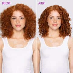 Not Your Mother's color-treated safe haircare label highlights color-friendly care for dyed curls