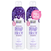 Not Your Mother's Plump for Joy dry shampoo bottle front view for instant oil absorption