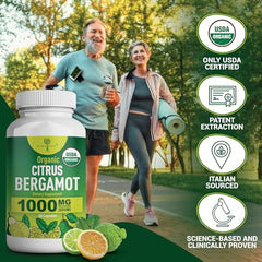Nourishing Nutrients bergamot italian-origin packaging emphasizes organic purity