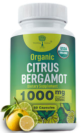 Nourishing Nutrients bergamot capsules bottle for daily heart-support routine