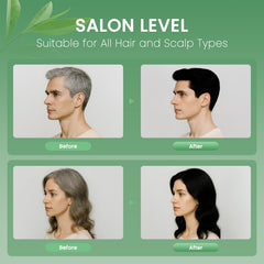 Nova DYE Shampoo lather demonstrates quick, salon-quality cleansing and color.