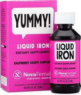 NovaFerrum Yummy bottle pour enables easy iron administration for toddlers.