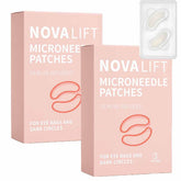 NOVALIFT MicroGlow eye patches pack ready for use, two-box hydration set.