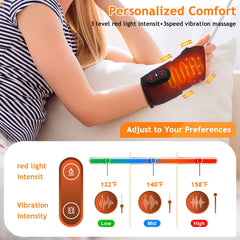 Novalume cordless wrist massager charging port demonstrates USB-C power convenience