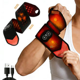 Novalume wrist therapy setup shows cordless comfort for on-the-go relief