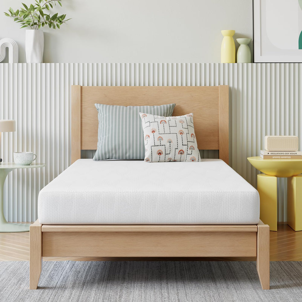 Novilla twin mattress cooling foam layers provide breathable comfort for warmer nights.