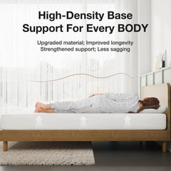 Novilla Twin XL foam blend relieves pressure points for restful sleep.