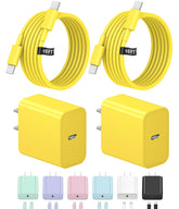 Novobit 10ft USB-C cable for iPhone, ideal for bed-to-desk charging.