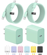 Novobit green 10ft USB-C charger cable for easy reach from sofa to outlet.