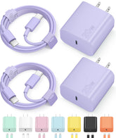 Novobit 20W PD wall charger powering iPhone quickly.