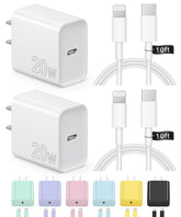Novobit iPhone 20W USB-C PD wall plug for fast charging.
