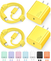 Novobit iPhone charger with a 20W PD wall plug for fast charging at home.