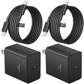 Novobit USB-C charger 45W 2-pack for fast, safe charging.
