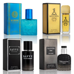 NovoGlow Signature Scent Verse bottle-front shows a woody, spicy blend for confident daytime wear.