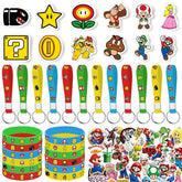 Novovida Mario birthday party set featuring 86pcs gifts for a fun, themed celebration.