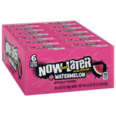 Now and Later Watermelon bars 24-pack shown, ideal for on-the-go snacking
