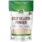 NOW Foods Beef Gelatin bottle shows a natural thickener for quick textures