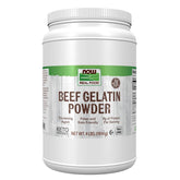 NOW Foods Beef Gelatin Powder 4 lb packaging for versatile kitchen use