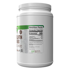 NOW Foods Beef Gelatin Powder scoop included for easy measurement and consistent results