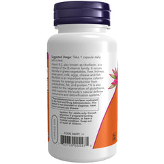 NOW Foods bottle label closeup highlighting product details