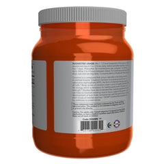 NOW Foods Creatine Monohydrate powder label highlighting additive-free formula
