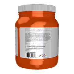 NOW Foods Egg White Protein scoop ready to measure for precise daily protein