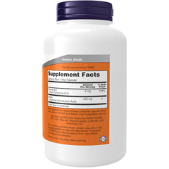 NOW Foods GABA capsules close-up suggesting calm mood support.
