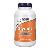 NOW Foods glycine powder bottle for sleep-support use