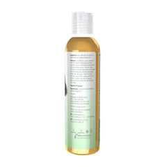 NOW Foods organic jojoba oil pour demonstrating versatile hair conditioning.
