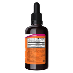 NOW Foods Liquid Vitamin D-3 drops being dispensed from a bottle.