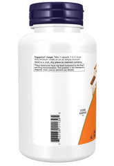 NOW Foods Probiotic-10 capsules closeup for easy daily dosing.