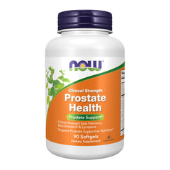 NOW Foods Prostate Health bottle front illustrating targeted prostate support.