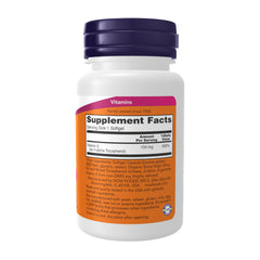 NOW Foods Vitamin E softgels close-up highlighting immune support potential