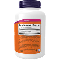 NOW Foods K-2 MK-4 capsules closeup showing capsule size and texture for convenience