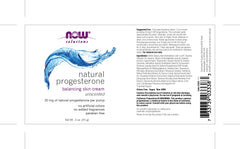 Now Foods Wild Yam Extract cream pump for skin hydration and wellness support.