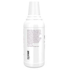 NOW Foods XyliWhite Mouthwash pour action demonstrates easy rinsing