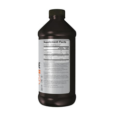 NOW Foods L-Carnitine Liquid being poured to show citrus flavor and mixability